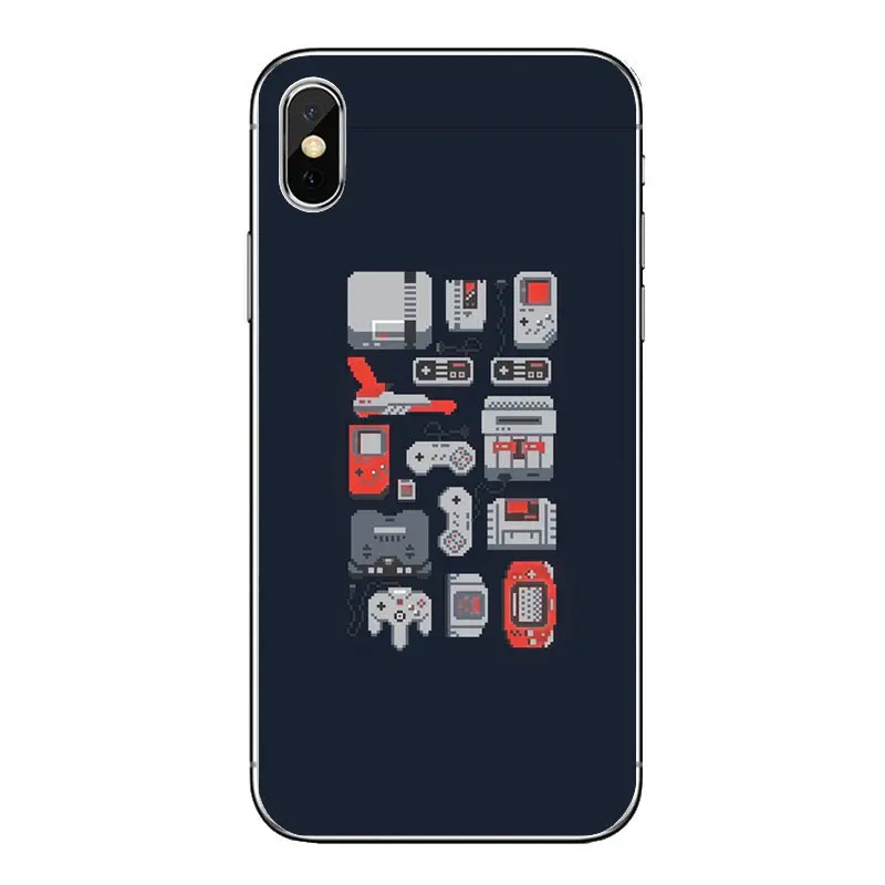 Для Xiaomi mi A1 A2 5X6X8 lite SE Pro Max x 2 S 3 5 5S прозрачный мягкий чехол Atari 2600 консоли Old School