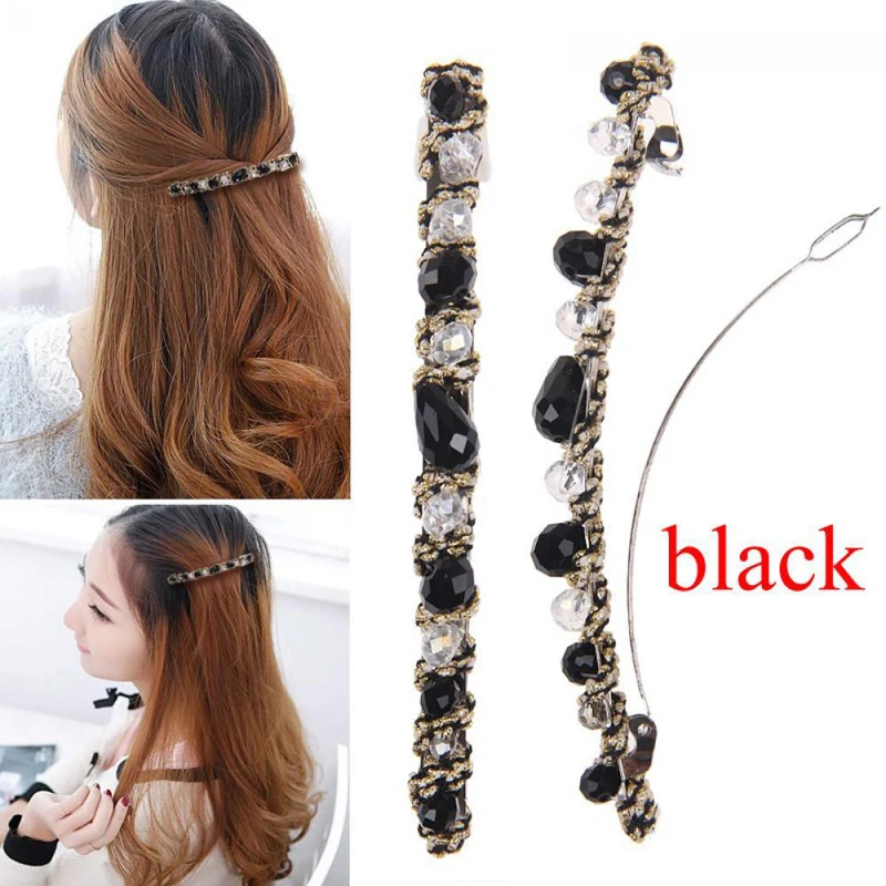 Заколки для волос женские со стразами в Корейском стиле | Украшения и аксессуары