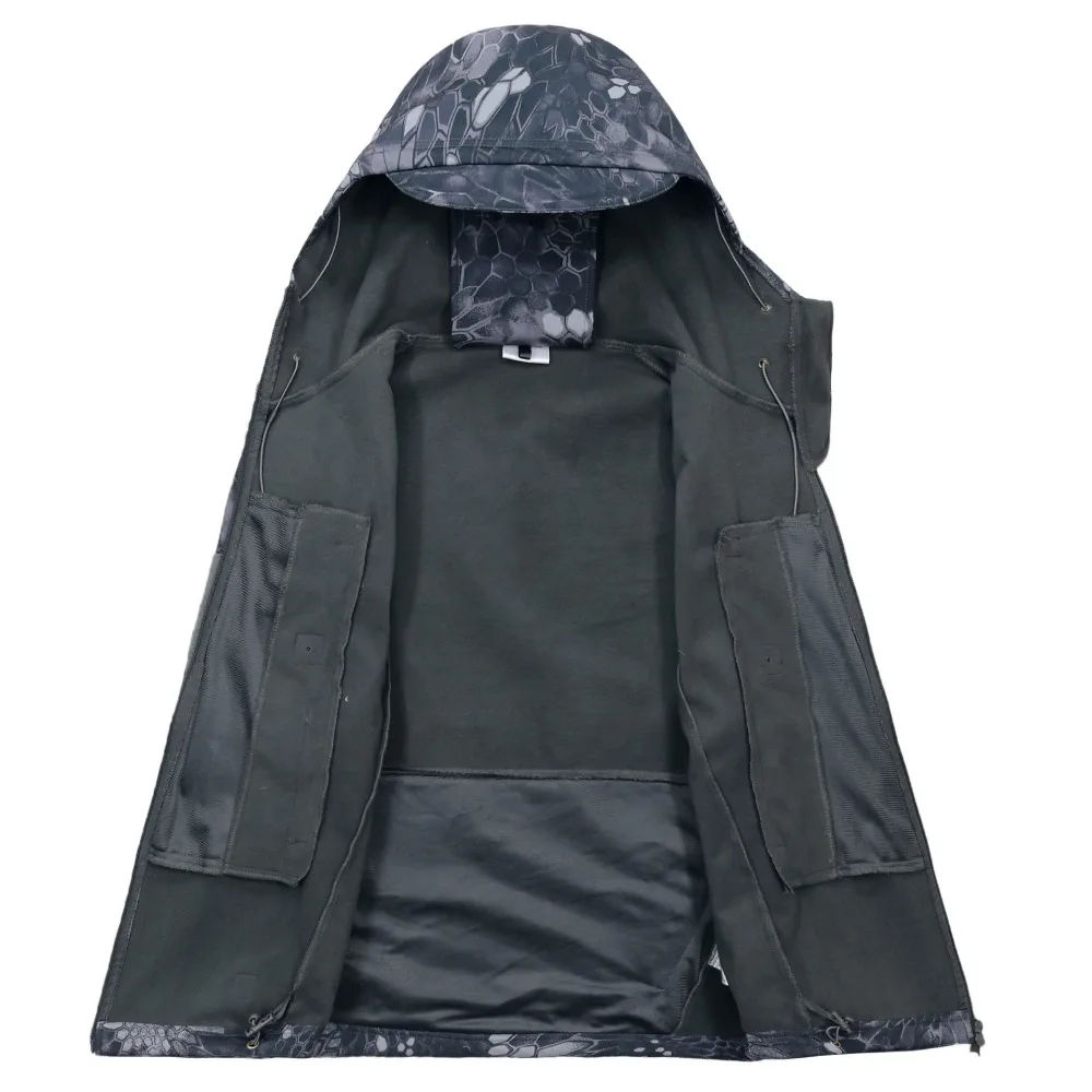 TAD Multicam tropic Softshell куртка с капюшоном теплая тактическая софтшелл 2019 | Мужская