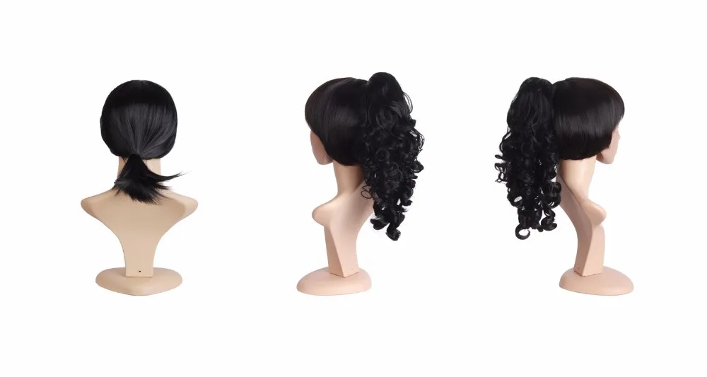 MapofBeauty кудрявый женский хвостик форма коготь термостойкие синтетические волосы