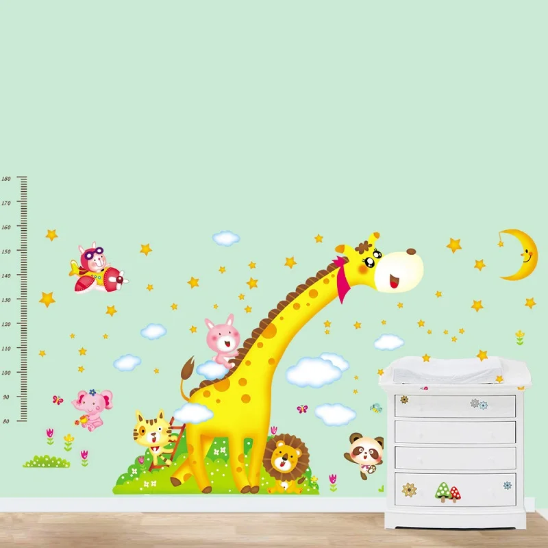 Виниловые наклейки на стену Жираф 160x230 см|wall decals|stickers home decorvinyl wall stickers |