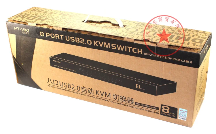 Автоматический квм переключатель с 8 портами USB 2 0 кабелями синхронный режим