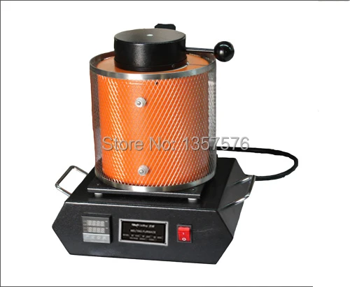 110/220V power 1700 High-temperature Gold Melting Furnace 2KG Graphite Crucible Mini Melt Scrap &amp Silver | Украшения и