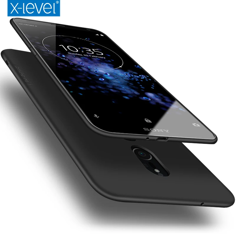Чехол XZ2 X-Level Guardian мягкий матовый чехол из ТПУ для телефона Sony XZ 2 компактный