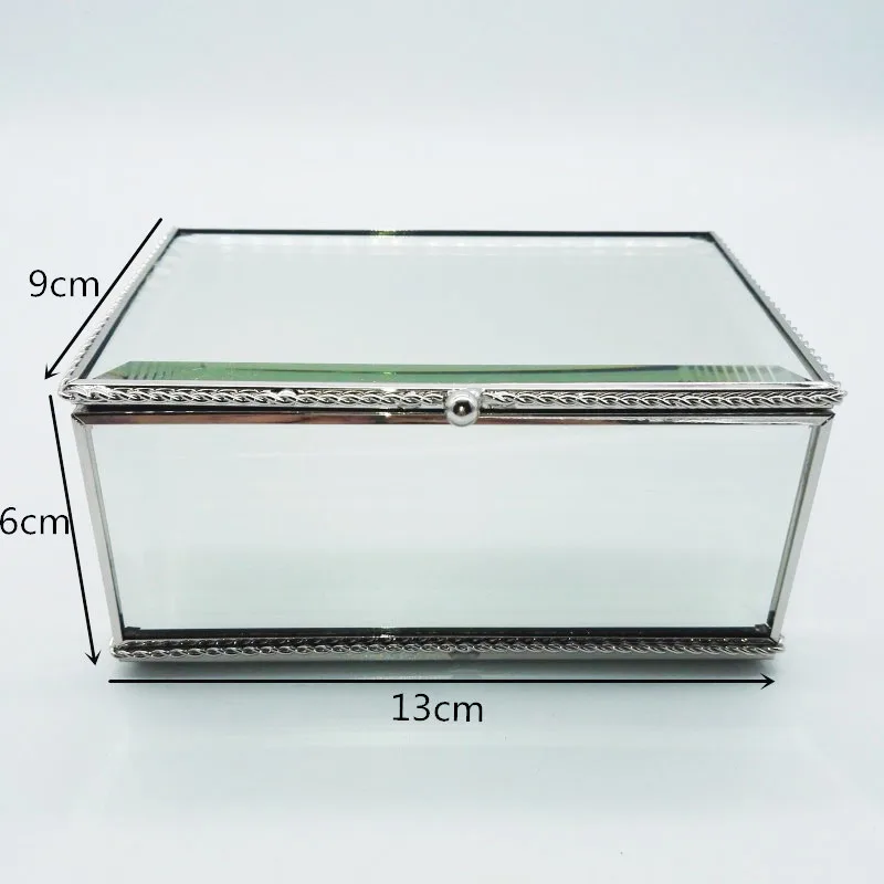 Марка SAFEBET стеклянная шкатулка для ювелирных изделий в Европейском стиле Модный