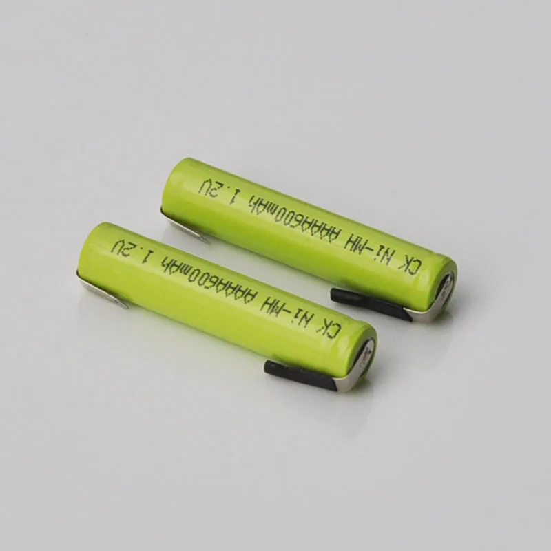 4-10 шт. 1,2 в AAAA перезаряжаемая батарея 600 мАч 4A Ni-MH nimh ячейка со сварочными наконечниками для фонарика лазерной указки