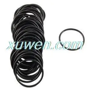 

50 Pcs 31mm x 2mm x 27mm Mechanical Black NBR O Rings Oil Seal Washers