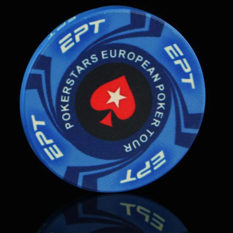 EPT фишки для покера 9 шт./компл. горячий дизайн 10G Керамика игральных карт игры в покер чипы для развлечения азартные игры