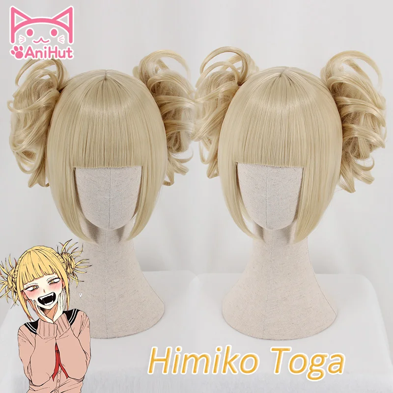 Парик химико Тога [anihut】toga Himiko из кудрявых синтетических волос|Костюмы аниме| |