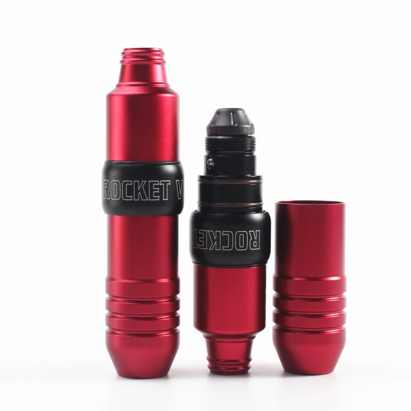 New Rocket-V3 Rotary Tattoo Machine Pen Swiss Motor Strong Quiet With LCD Digtal Power Kit Free Shipping | Красота и здоровье