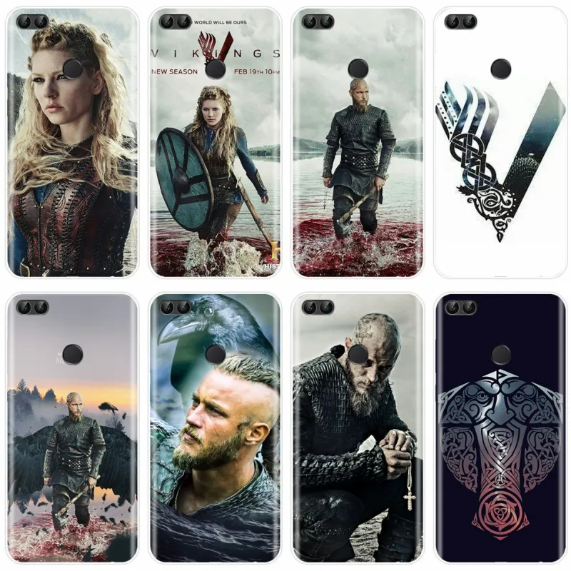 Модный чехол vikings серии 4 Мягкий Силиконовый ТПУ для телефона Huawei P9 P10 P20 PLUS P30 PRO P8