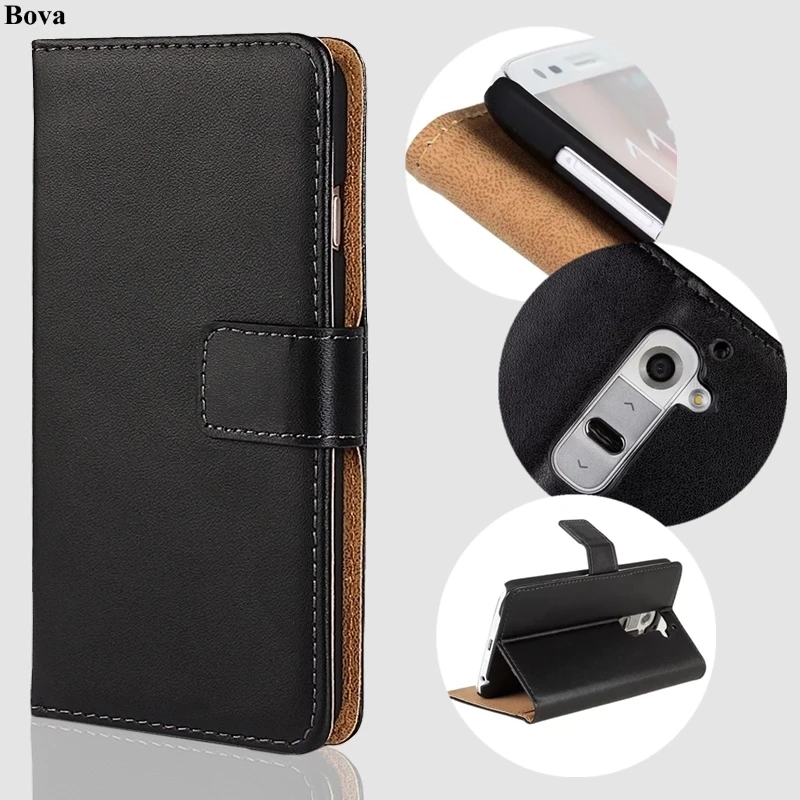 Чехол книжка из ПУ кожи премиум класса для LG G2 D801 D802 D803 D804 с отделениями карт и