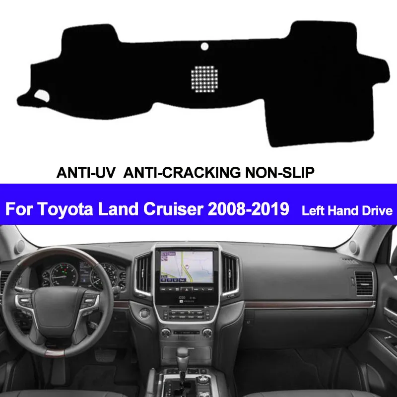 Крышка приборной панели автомобиля TAIJS для Toyota Land Cruiser J200 2008 2009 2010 2011 2012 - 2014 2015 2016