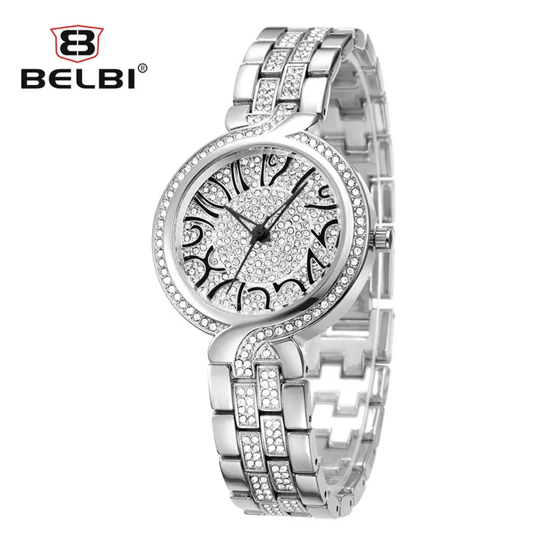 BELBI Для женщин кварцевые часы тонкие модные аналоговый женская обувь наручные с
