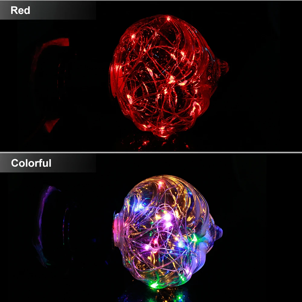 1 шт. AC85 265V Светодиодная лампа E27 светодиодная гирлянда kerst Verlichting прозрачные