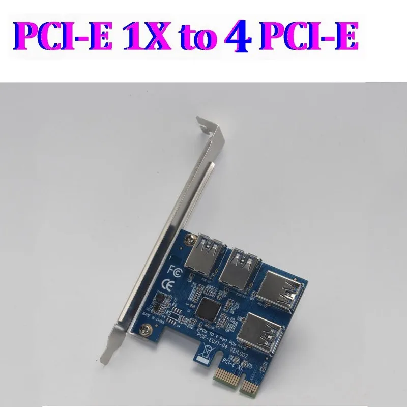 PCIe 1 4 PCI Express 16X Слоты Riser Card E 1X к внешнему слота адаптер express порт мультипликатор