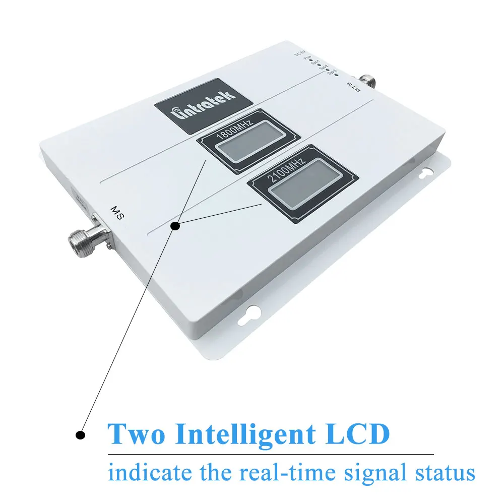 Усилитель сигнала Lintratek GSM 1800 МГц 3G WCDMA 2100 4G LTE с AGC #35|signal booster gsm|signal boostercell phone repeater |