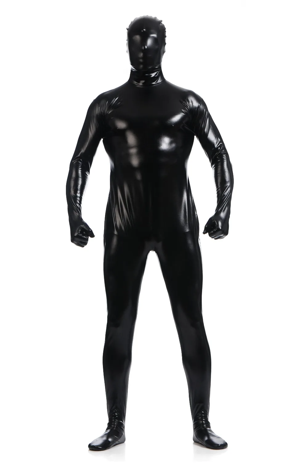 Multi Colors Shiny Fullbody Metallic Men's Tight zentai Bodysuit costume Full Body Shiny Spandex Lycra Spandex Zentai Costume