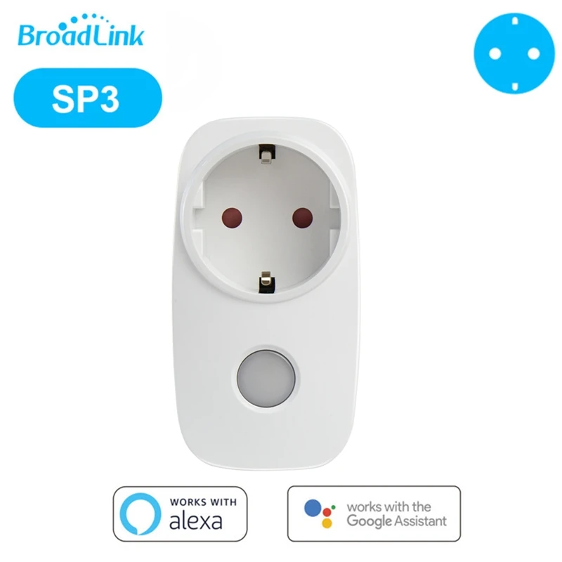 Broadlink SP3 ЕС вилка Wifi розетка переключатель беспроводной приложение Удаленная розетка переключатель синхронизации для автоматизации умного дома