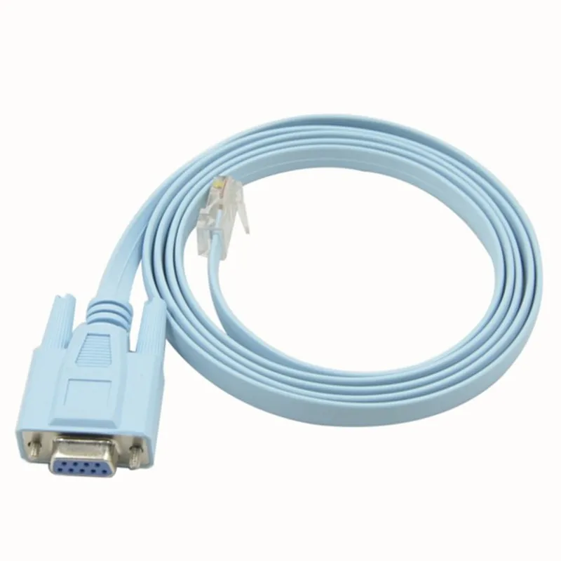 Консольный кабель маршрутизатора RJ45 Cat5e CAT6 к RS232 DB9 150 см 1 5 м|Компьютерные кабели и