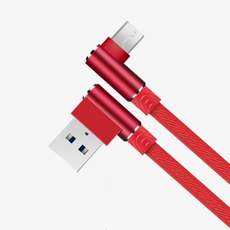 1, 2, 3 м, кабель Micro USB, 3 А, быстрое зарядное устройство, usb-шнур Suntaiho, 90 градусов, налокотник, кабель для передачи данных для samsung/sony/Xiaomi, Android Phone