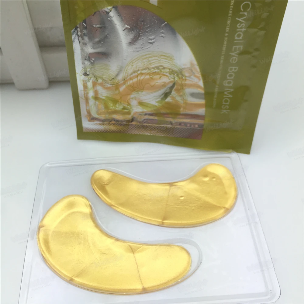 1 пара коллагеновая маска для век с кристаллами|crystal eye mask|crystal collagen maskcollagen crystal mask |