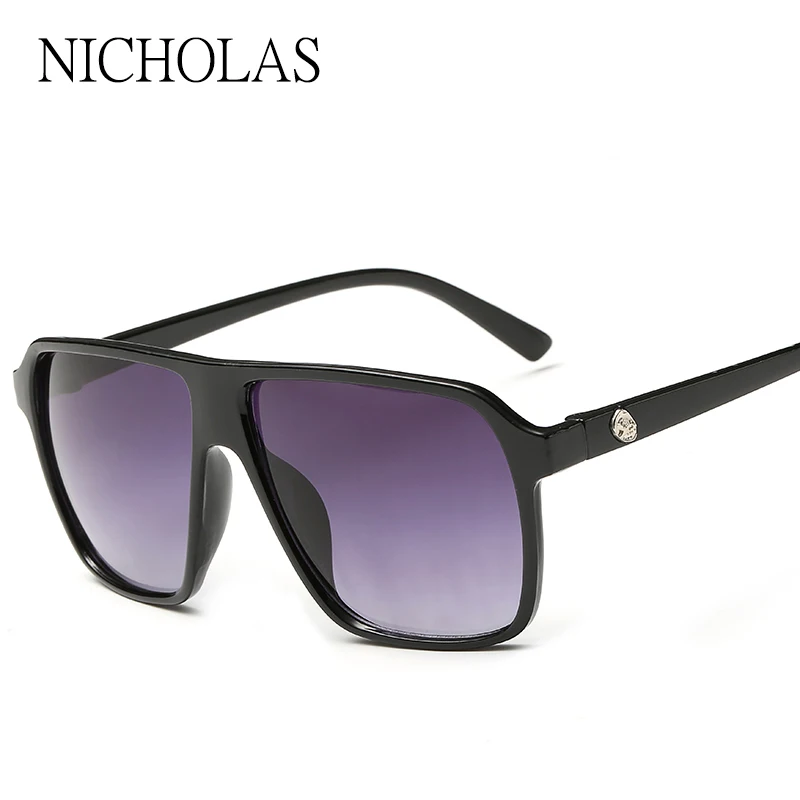 Модные мужские и женские солнцезащитные очки зеркальные фотохромные большие для