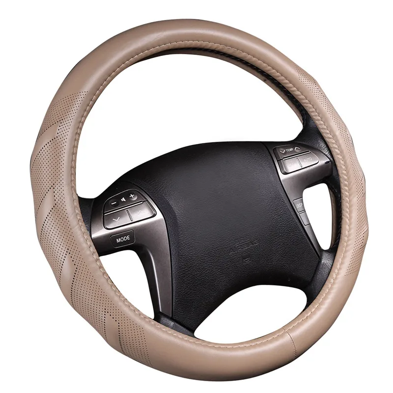 1 шт. брендовый автомобильный чехол рулевого колеса автомобиля 38 см очень мягкая