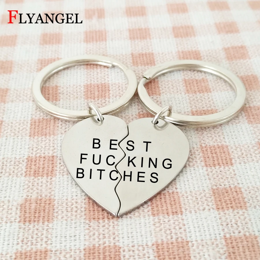 2019 Модный комплект из 2 предметов хит продаж новый шикарный брелков Best Bitches Friend