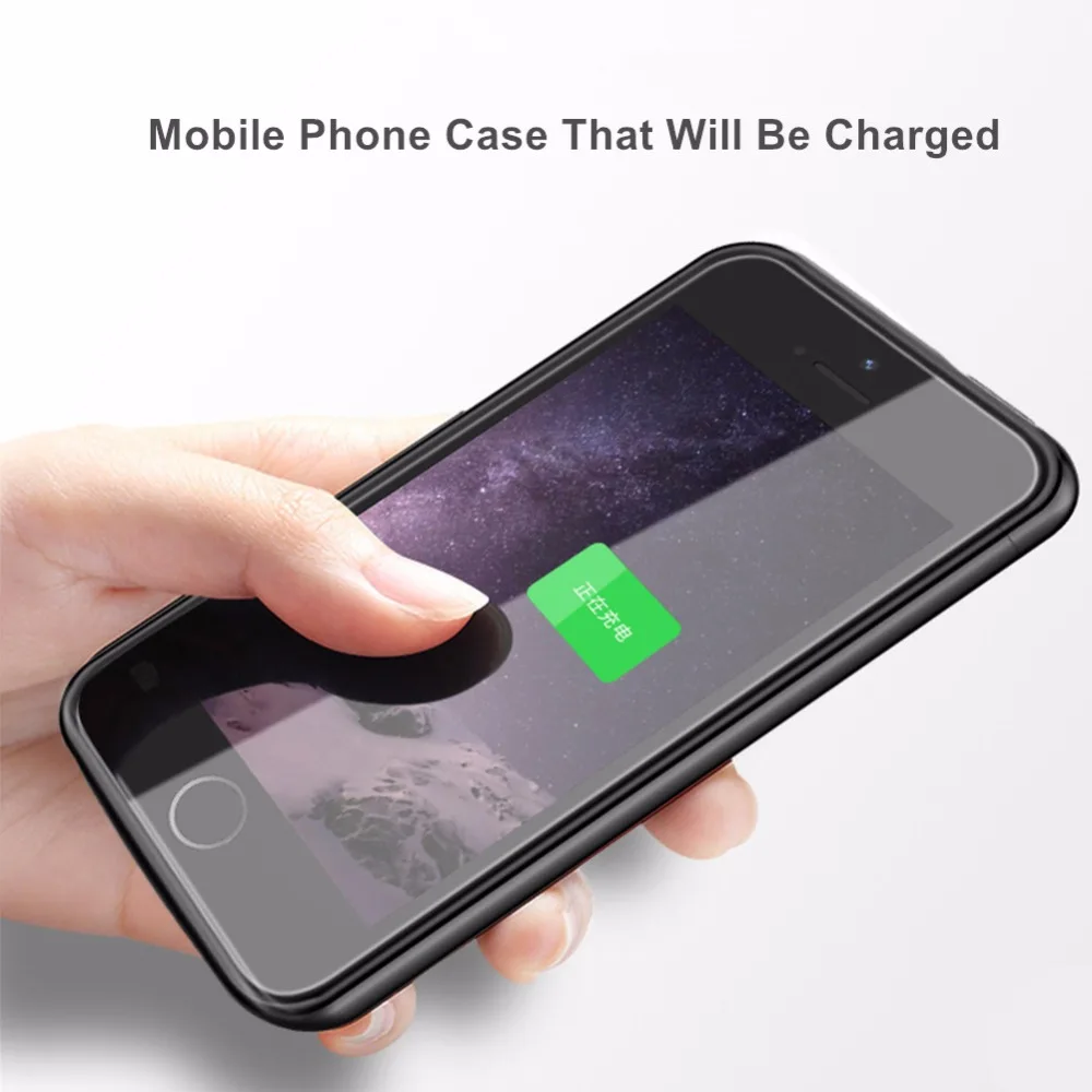Ультратонкий чехол с зарядным устройством для iphone 4000 мАч Apple 5 SE Power Case умный