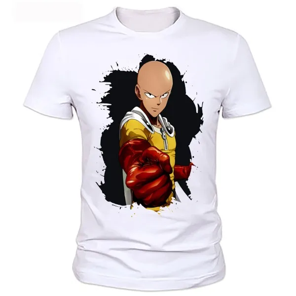 One Punch Man Мужская футболка с принтом сексуальная летняя для мальчиков