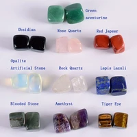 20 pieces 10 15mm natural tumbled stone 10 kinds chakra gemstone rock mineral crystal bead healing meditation feng shui decor