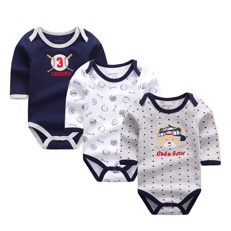 Для маленьких девочек одежда тела для новорожденных боди с длинным рукавом 100%