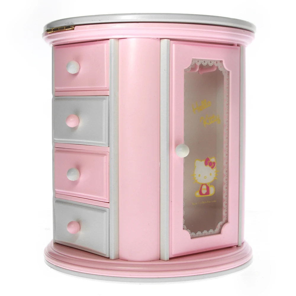 Милый рисунок Hello Kitty ящик музыкальная шкатулка диплом двойного назначения