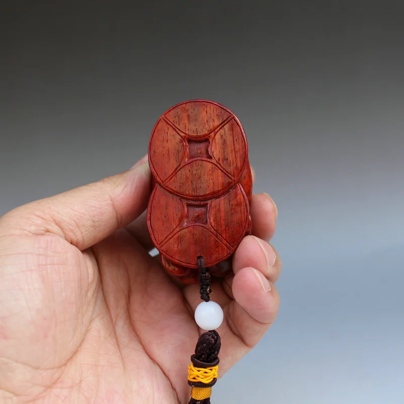 Lobular Красное сандаловое дерево Слоны ручная игра штуки красное