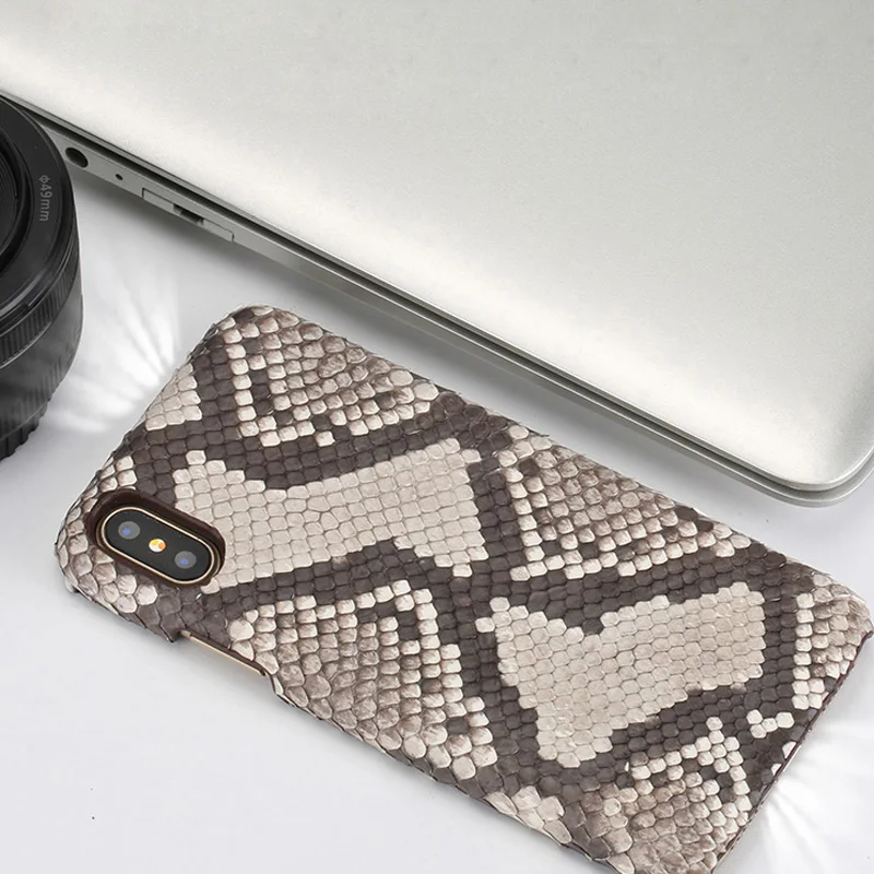 Высококачественный чехол из кожи питона для iPhone x кожаный задняя крышка 6s 7 8 plus |