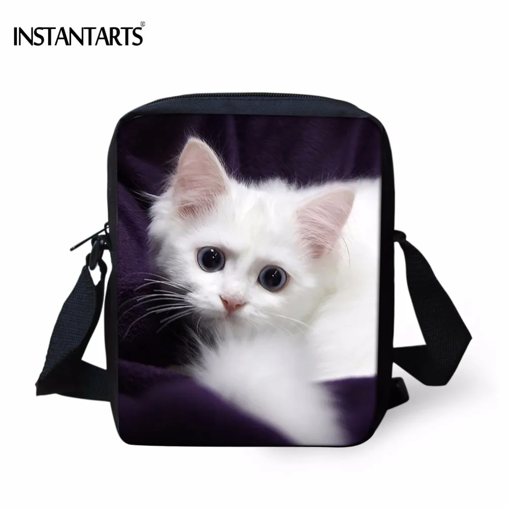 H1695E INSTANTARTS Забавные 3D Животные Галактика/Вселенная кошка/котенок 3 шт. школьные сумки для подростков мальчиков девочек начальной школы студентов рюкзаки сумка - Цвет: H1695E