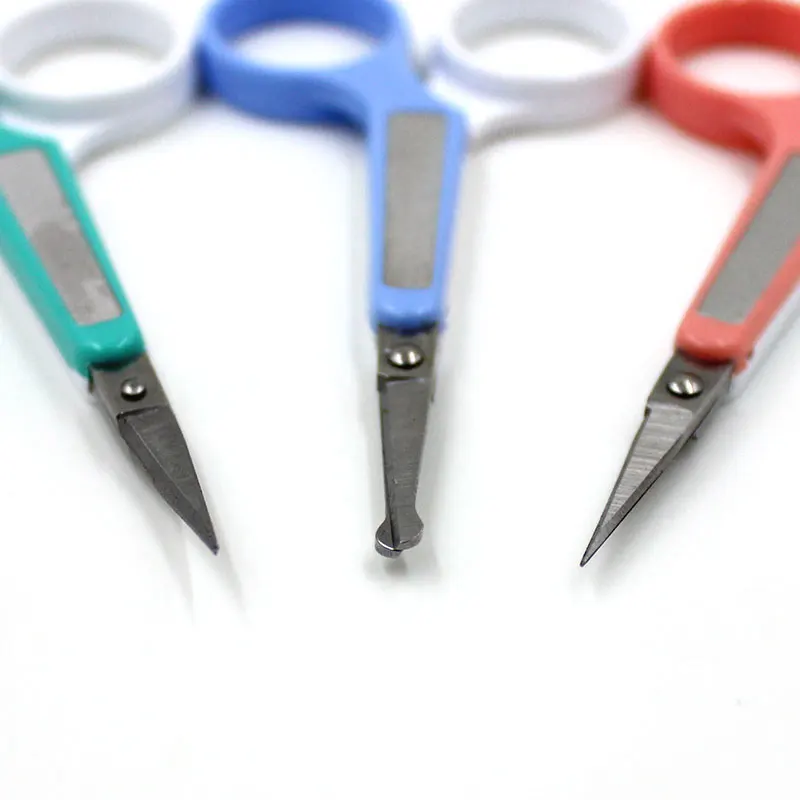 3 цвета ножницы для бровей прямая/изогнутая/круглая головка маникюра ресниц носа