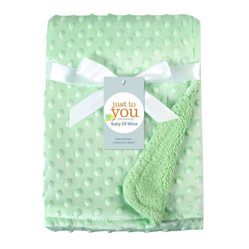 

Newborn Baby Solid Blanket & Swaddling Thermal Soft Fleece Bedding Quilt new born photography 0-3 months baby wrap F1
