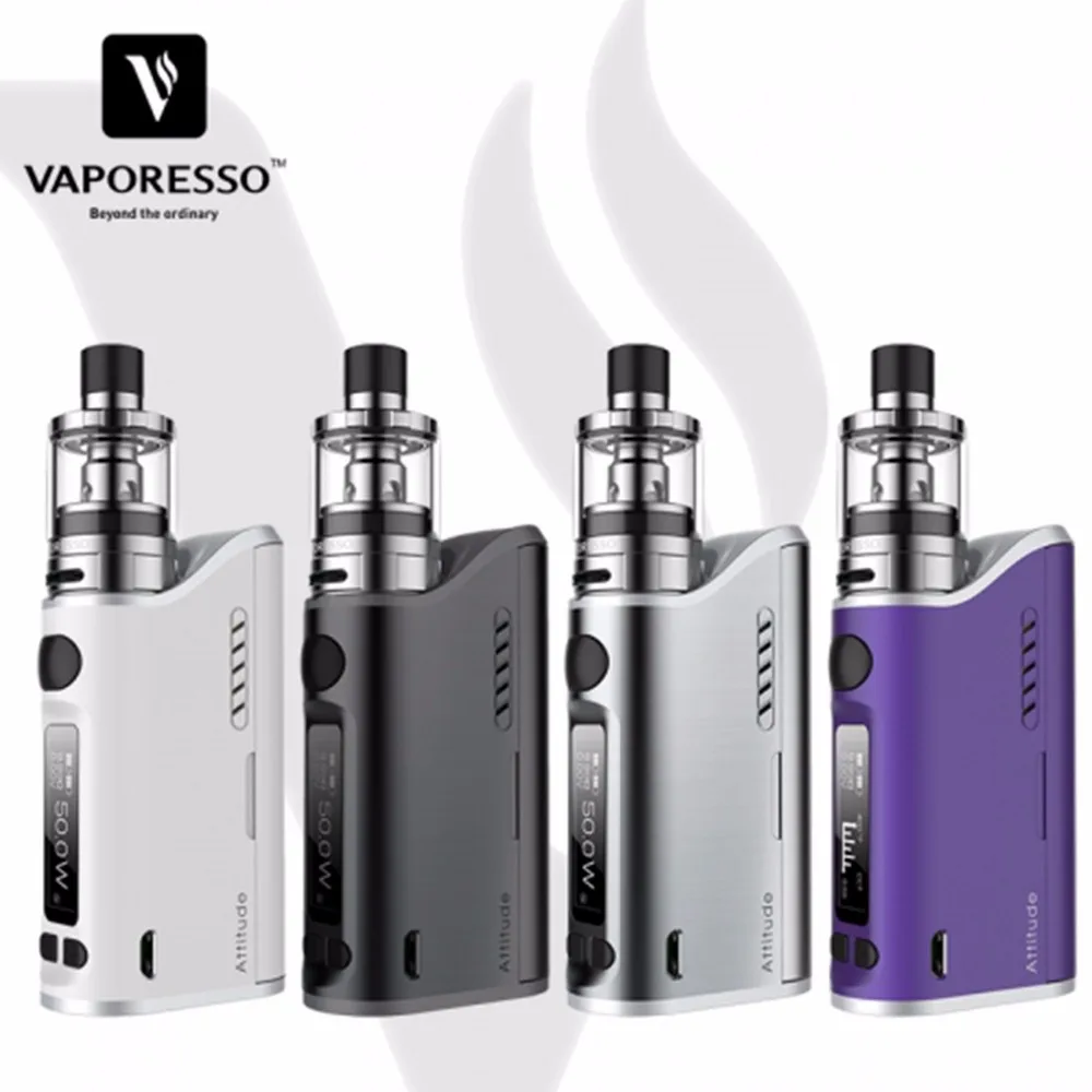 Vaporesso Attitude набор euc 80 Вт TC VW коробка мод Vape электронная сигарета Estoc бак