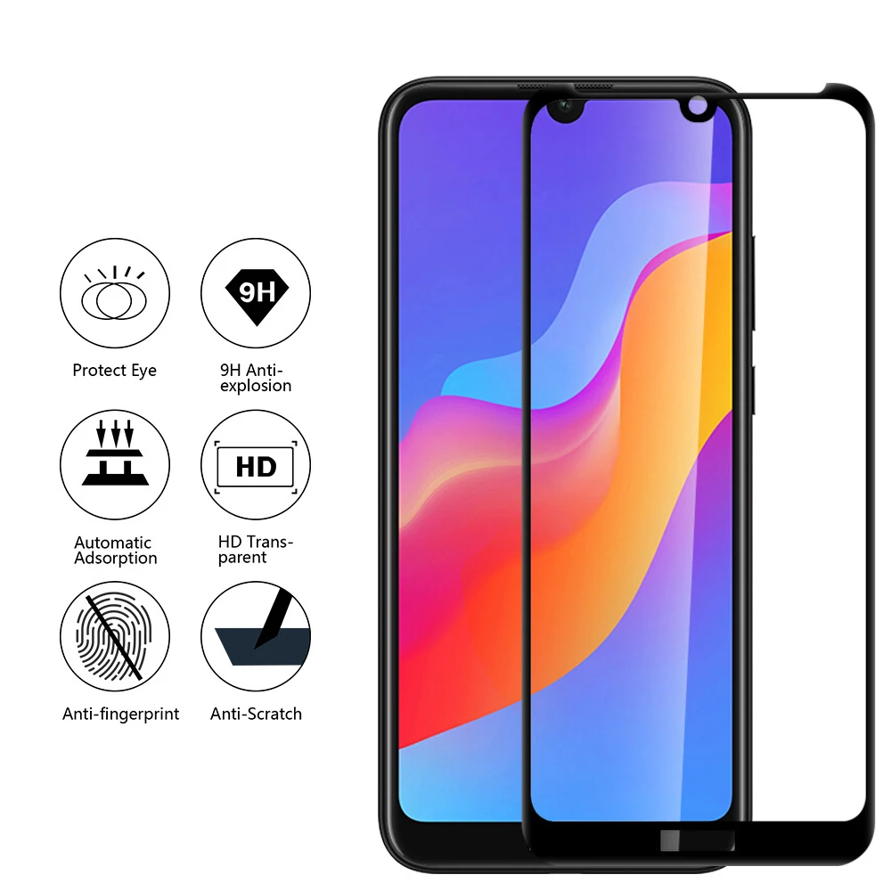 Защитное стекло закаленное для Huawei Honor Play 8A Pro 8C 8 S 8X Lite A8 C8 S8 X8|Защитные стёкла и