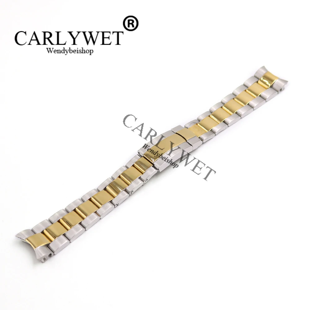CARLYWET 20 мм 316L нержавеющая сталь твердые изогнутые концевые винтовые звенья