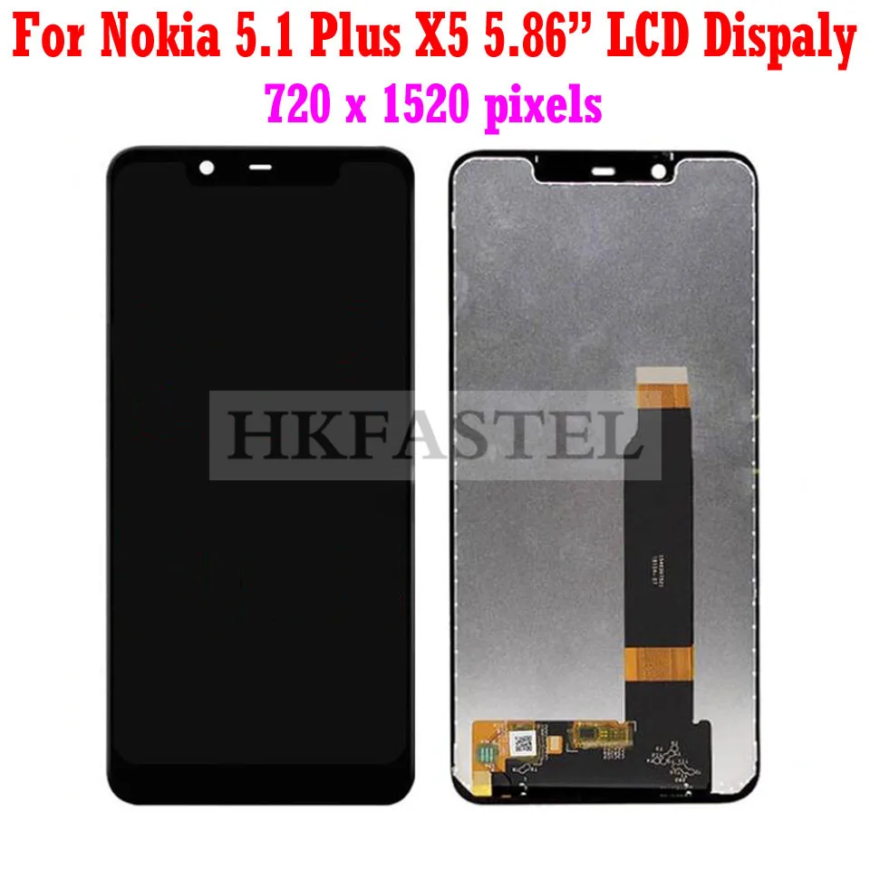 Hkfatel для Nokia 5 высококачественный ЖК дисплей 1 LCD Plus X5 Оригинальный сенсорный экран