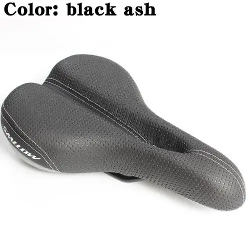 SMLLOW Breathable Soft Bike Bicycle Saddle Leather Comfortable Road Mountain Seat Thick Pad Hollow | Спорт и развлечения