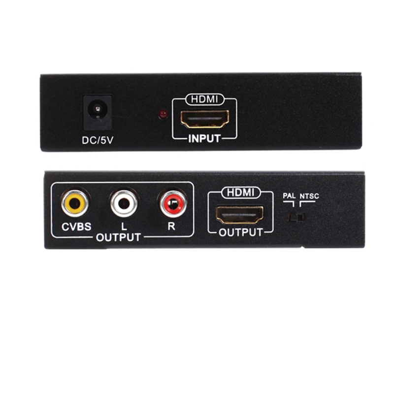 hdmi to av rca hdmi 1080p converter scaler splitter for ps4 apple tv dvd stb hdmirca output simultaneously supported free global shipping
