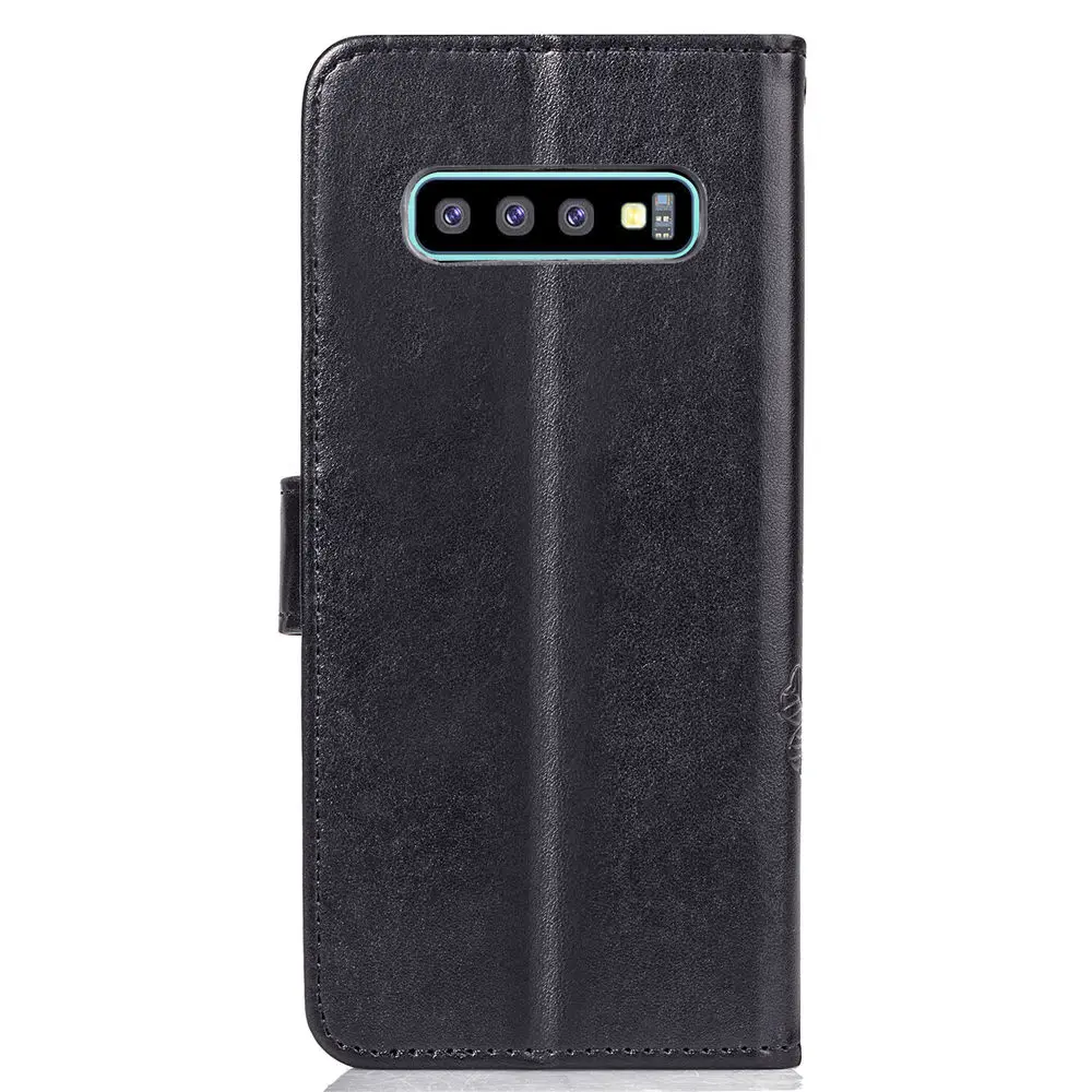 Роскошный кожаный чехол для samsung Galaxy S10 Plus S10e S10plus ударопрочный кошелек откидная