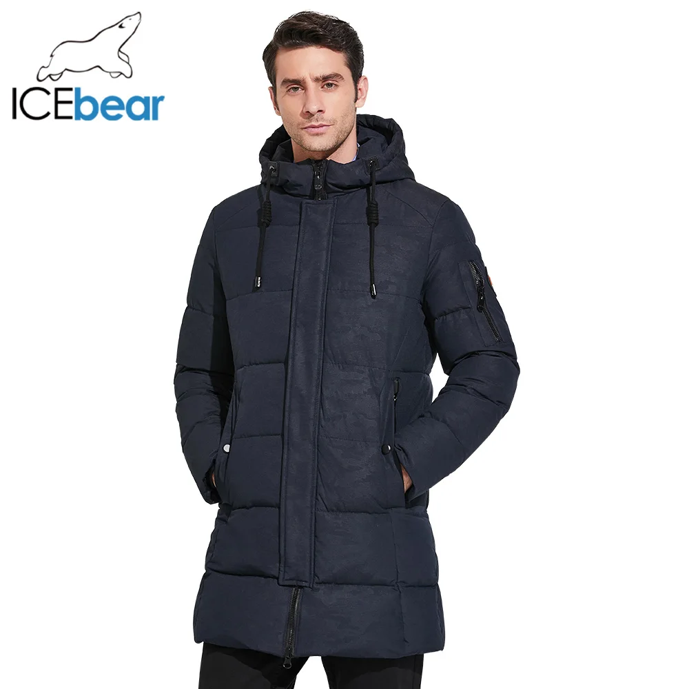 ICEbear 2019 Зимой в Середине - Давно Гладкой Европы Мужская Металла Молнии Стоят
