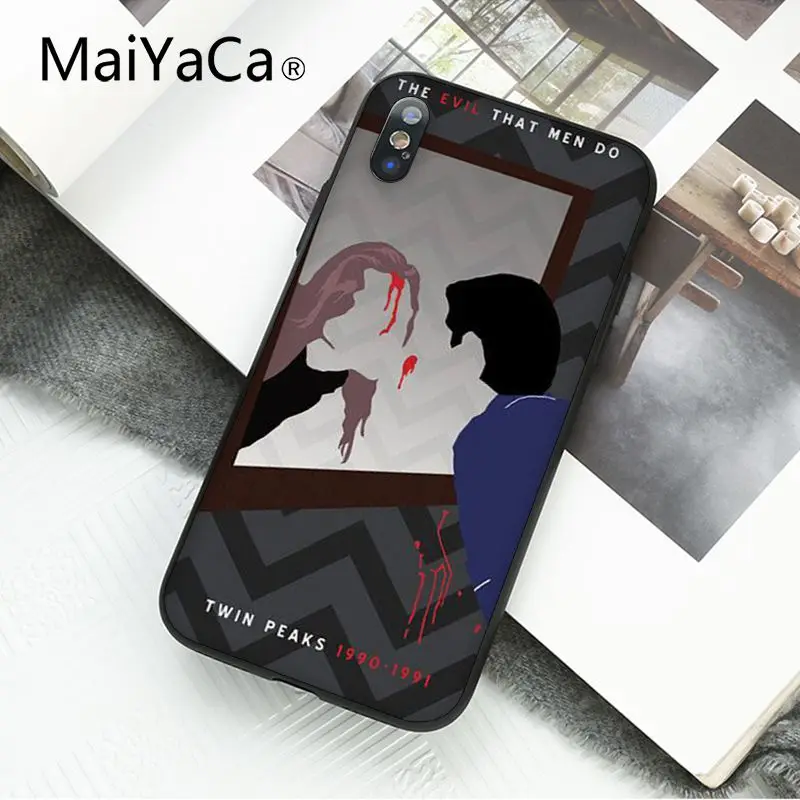 A10 MaiYaCa Твин Пикс огонь ходить со мной чехол для телефона для iphone 11 Pro 11Pro Max 8 7 6 6S Plus X XS MAX 5 5S SE XR - Цвет: A10