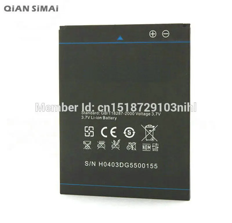 QiAN SiMAi 2600mAh DOOGEE мобильный телефон DG550 Аккумулятор Для Doogee Dagger 550 батарея для