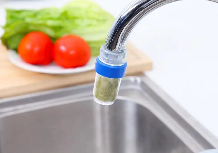 Брызгозащищенное Кухня Здоровый чистой воды кран очиститель головка датчик